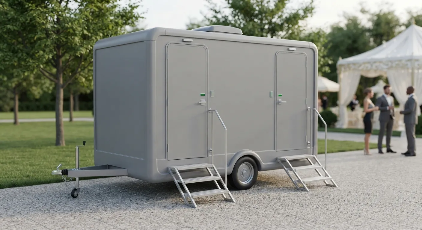 2 Stall Restroom Trailer in Rochester Hills, MI