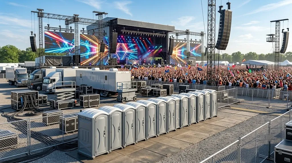 Concert Restroom Rental in Rochester Hills, MI