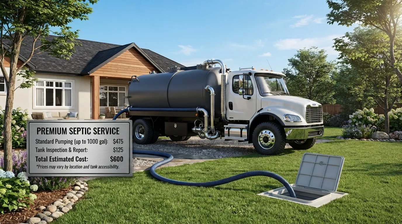 Septic Tank Pumping Cost in Rochester Hills, MI